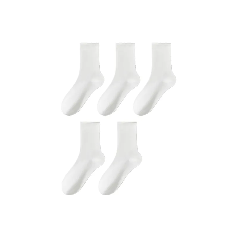 MIIOW Mid Calf Socks Women's 5 Pack-8