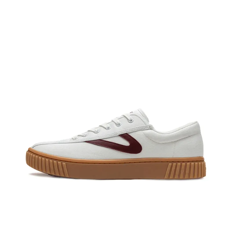 TRETORN Nylite Plus Slip Resistant, Abrasion Resistant, Lightweight Low Top Canvas Shoes Men's Burgundy-0