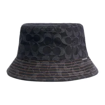 COACH Cotton Bucket Hats Women's Black
