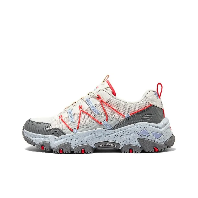 Skechers OUTDOOR Cushioning Anti Slip And Wear Resistant Low Top Outdoor Shoes Women's Milk White Gray-0