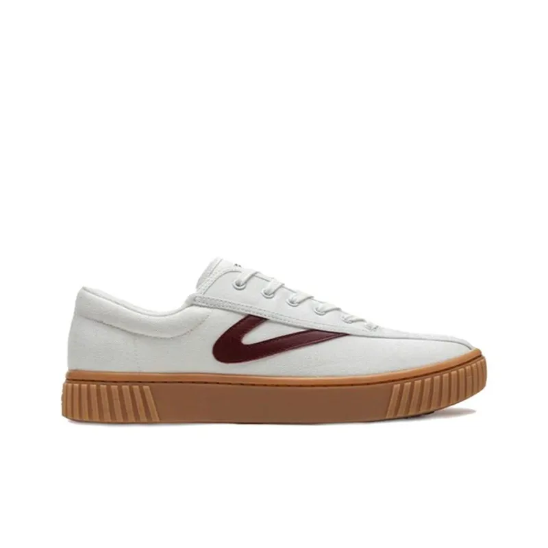 TRETORN Nylite Plus Slip Resistant, Abrasion Resistant, Lightweight Low Top Canvas Shoes Men's Burgundy-1
