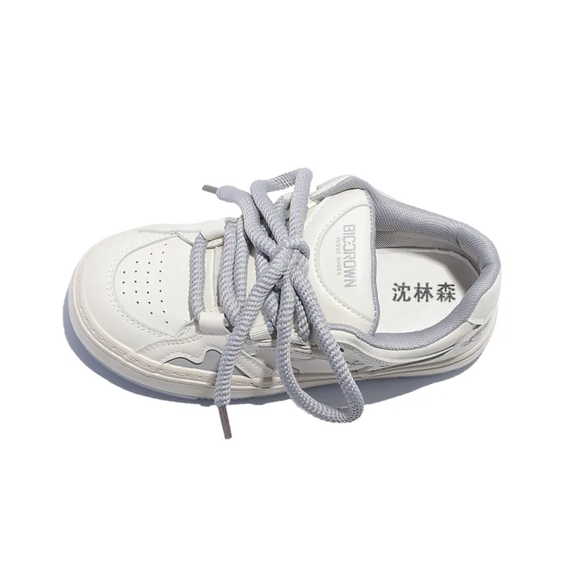 Shen Linsen Skateboard Shoes Women's Low Top White-4