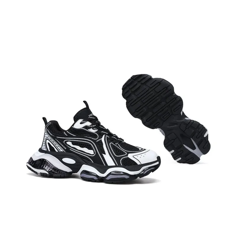 U7 Breathable Height Increasing Chunky Sneakers Men's-3