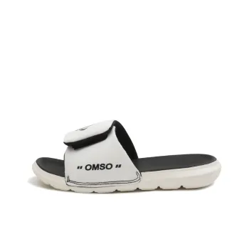 OMSO Slide Slippers Unisex White