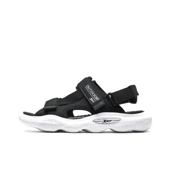 XTEP Beach Sandals Men's Black White