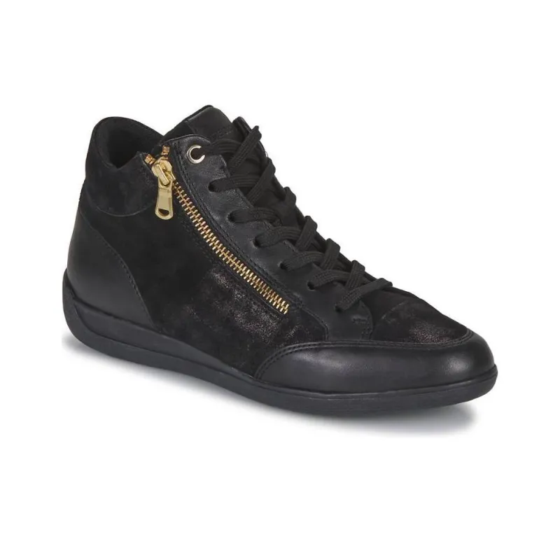 GEOX Myria Mid-Top Casual Shoes Women's Black-2