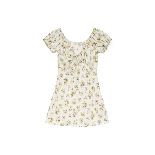 DOEN Short-Sleeved Dresses Women's Gold Multicolor