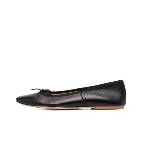 A.P.C. Leah Leather Ballerina Shoes