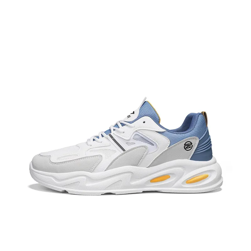 DEERWAY Cushioning Breathable Coverage Support Balance Lightweight Height Increasing Low Top Chunky Sneakers Men's-23