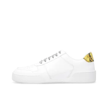 VERSACE Virtus Ilus White Baroque Print Heel
