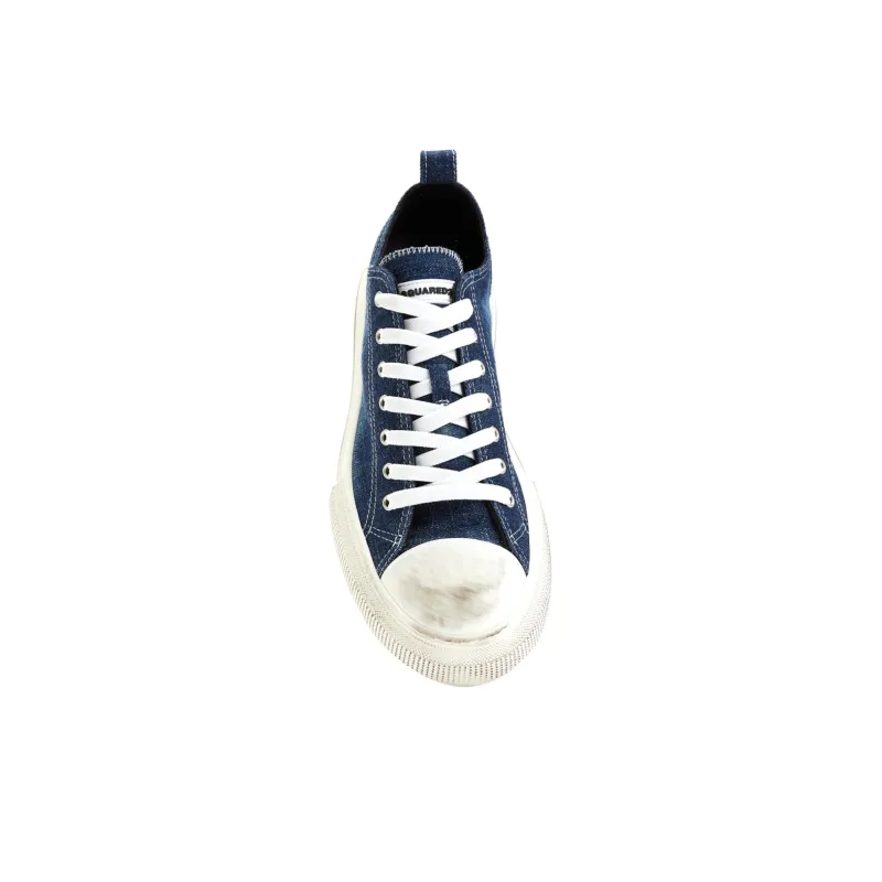 DSQUARED 2 Berlin Low Top Skateboard Shoes Women's Blue-4
