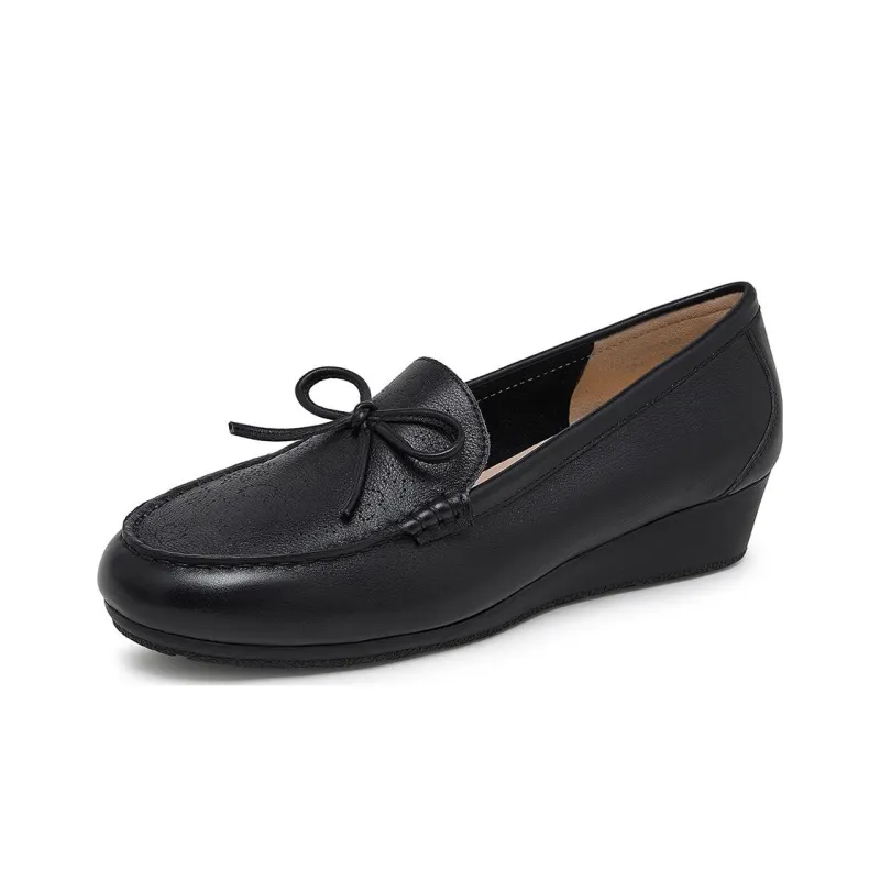 CAMEL Loafers Women's Ecru Black-2