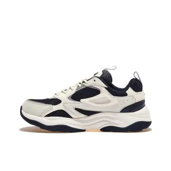 FILA Ray BUMPER Cushioning Wear Resistant Low Top Casual Shoes Women's Black White