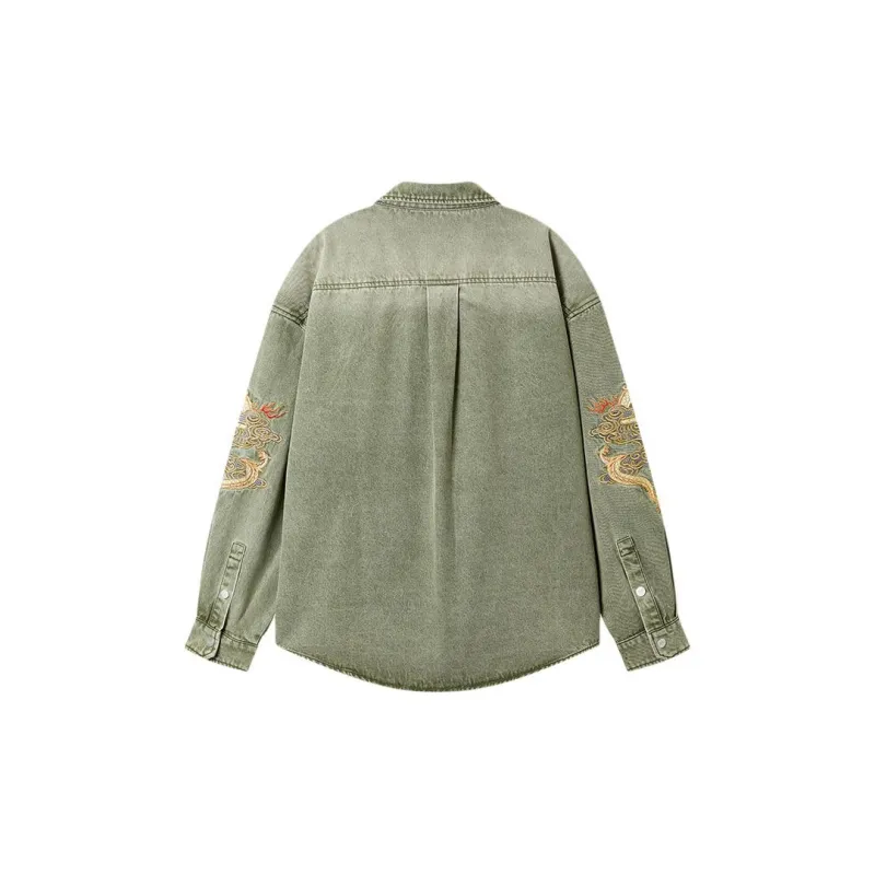 NPC Denim Jacket Men's Yellow Mud-1