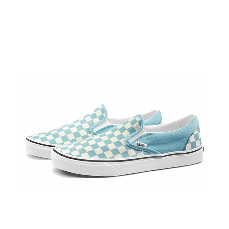 Vans Classic Slip On 'Aqua Haze Checkerboard'-2