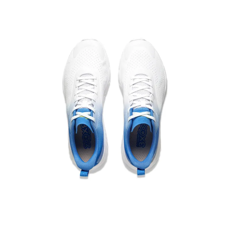 LiNing Eazgo Flex V2 Low Top Running Shoes Men's White Blue-4