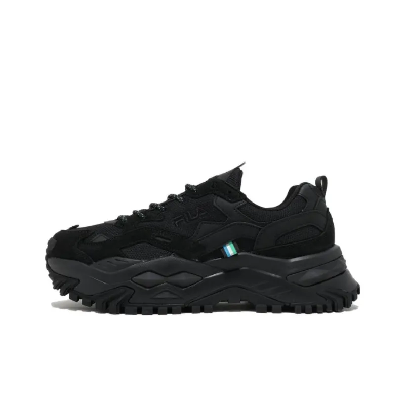 FILA Twine Ma Low Top Casual Shoes Unisex Black-1