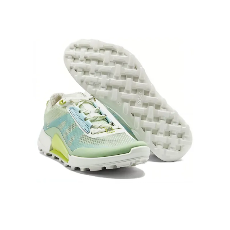 Ecco Low Top Casual Shoes Women's Matcha Green-3