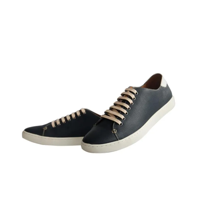 TIMOTHY&CO. Low-Top Casual Shoes Men's Blue White-3