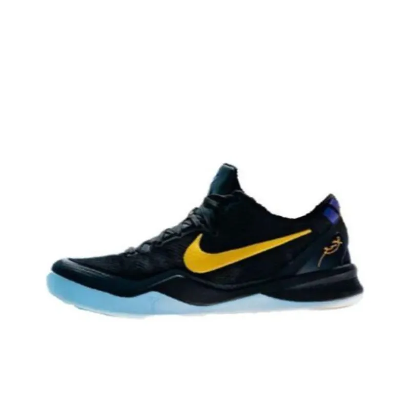 Nike Kobe 8 Protro 'Hollywood Nights' Anti Slip And Wear Resistant Breathable Low Top Basketball Shoes Men's Black-0