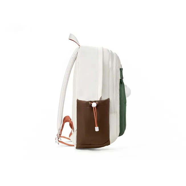 MR.ACE HOMME Polyester Backpack Regular Unisex Deep Sea Green/Chocolate Gray/Misty Purple Gray/Sweet Cool Black-3