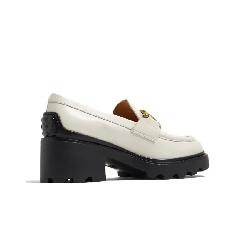 TOD'S 65mm Logo-plaque Leather Loafers-4