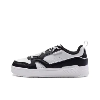 XTEP Low Top Skateboard Shoes Women's Black White