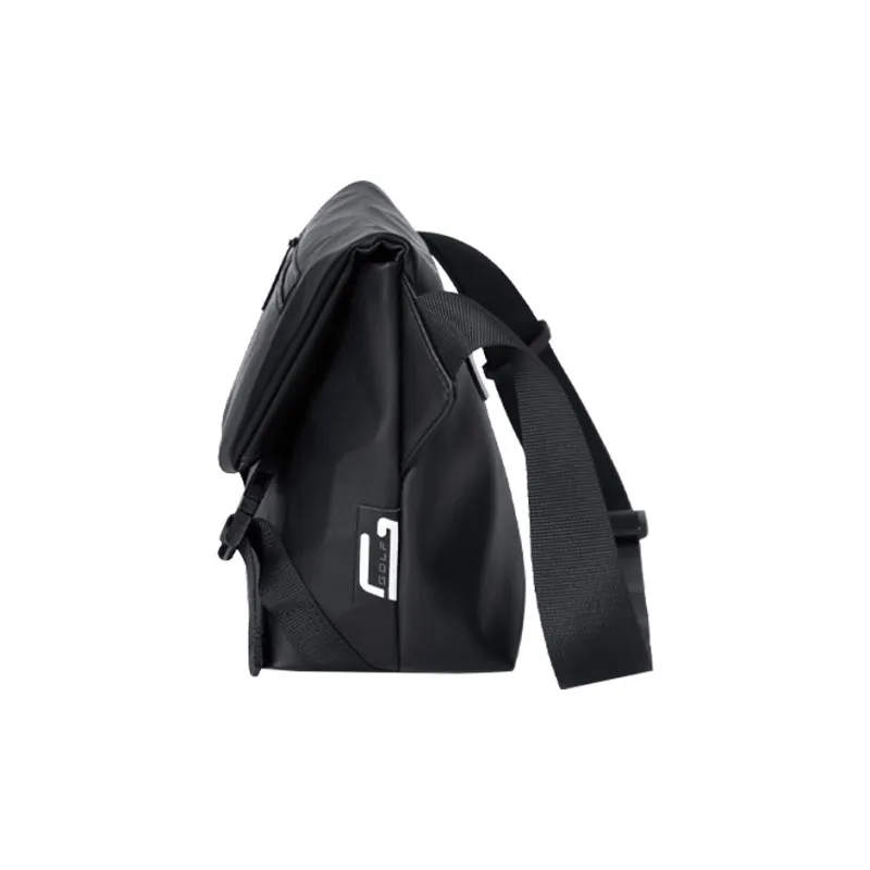GOLF Synthetic Leather Crossbody Bag, Shoulder Bag Tubas Men's Black-3