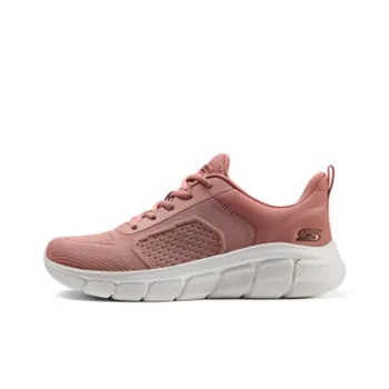 Skechers Shock Absorbing, Non Slip, Wear Resistant, Breathable And Lightweight Low Top Casual Shoes Women's Rose Red