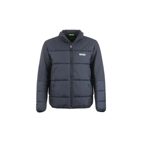 HUGO BOSS Puffer Jackets Men Dark Blue