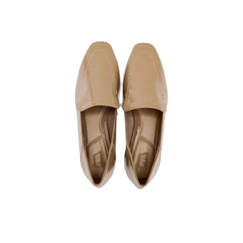 ZARA Casual Single Shoes Women's Light Brown-5