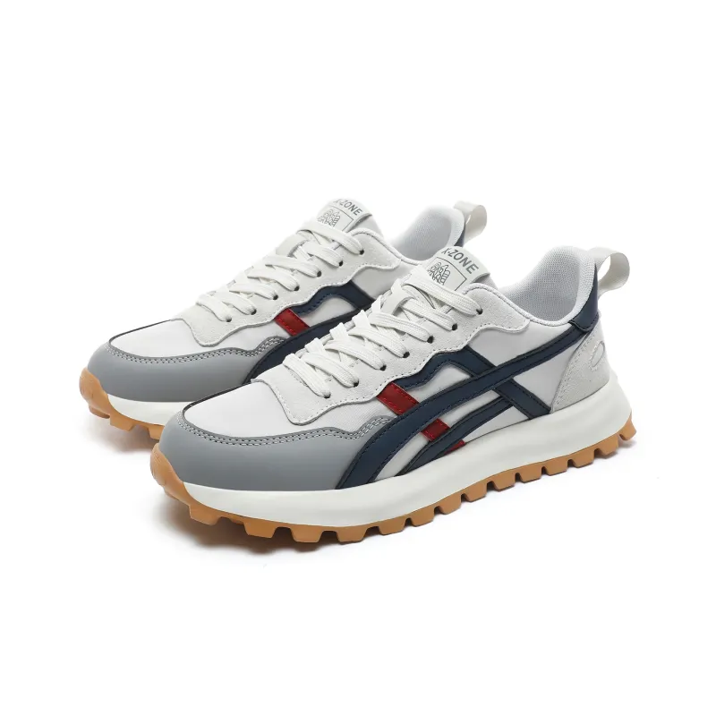 X-ZONE Breathable Lightweight Height Increasing Low-Top Casual Shoes Men's-6
