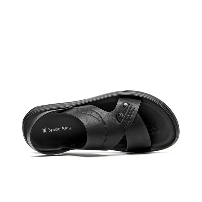 Spider King Beach Sandals Men's Black-2