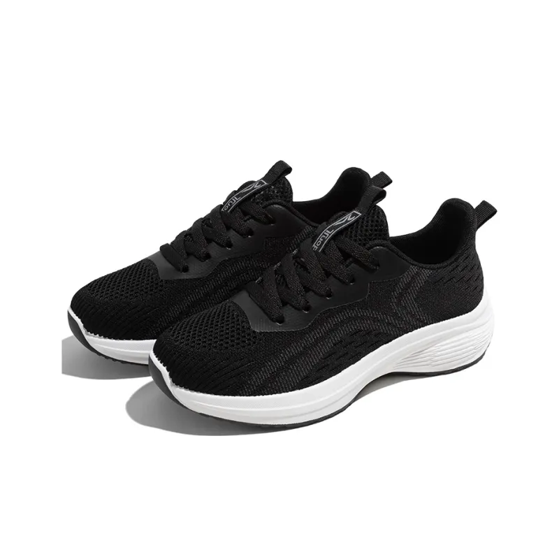 TUOPIN Flyknit Running Shoes Slip Resistant, Breathable, Quick Dry, Lightweight Low Top Casual Shoes-2