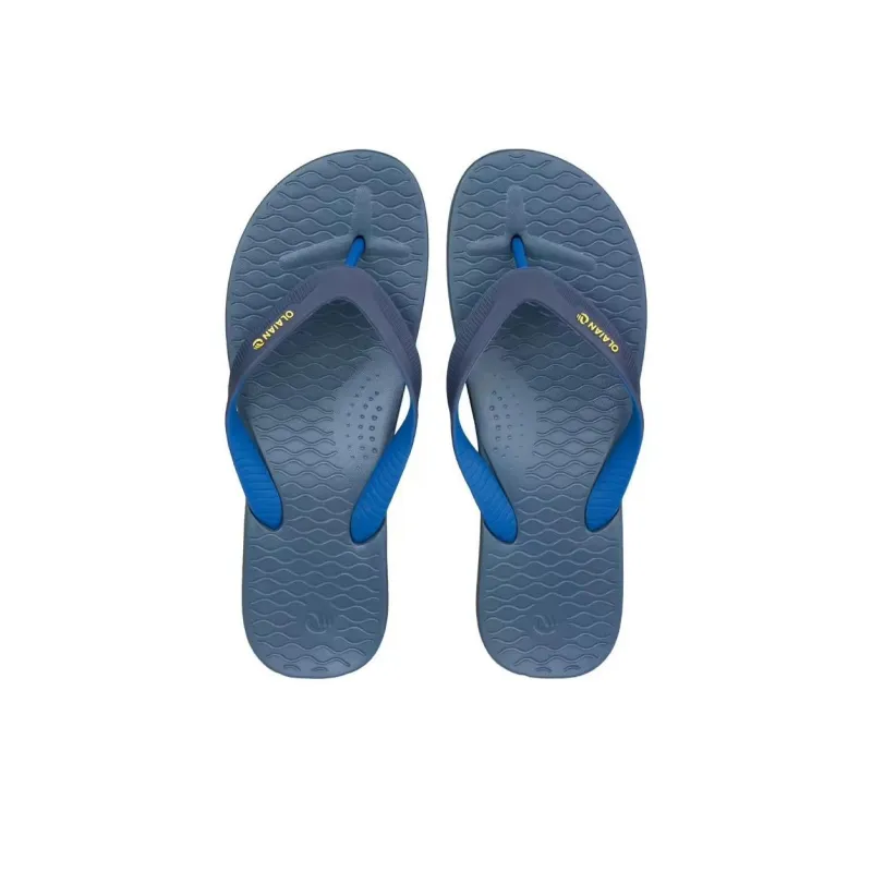 DECATHLON Abrasion Resistant Slip Resistant Flip Flops Men's Dark Blue-2