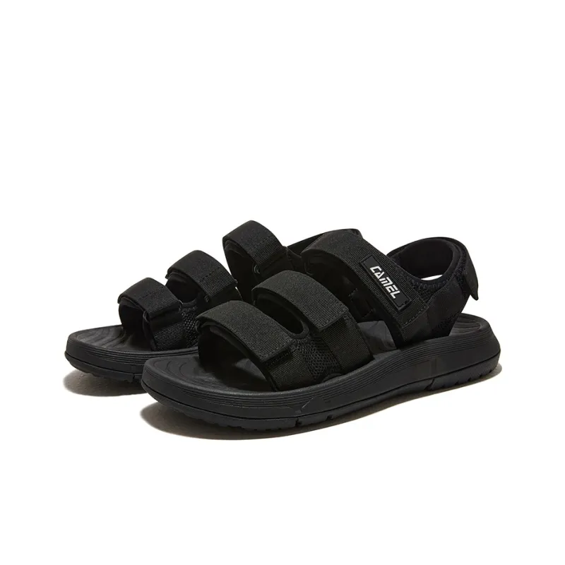 CAMEL Beach Sandals Men Black/Dark Blue/Khaki/Black-2