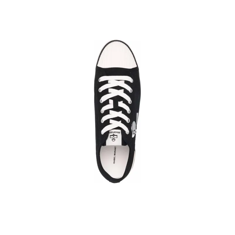 ISABEL MARANT Binkoo Low-Top Stylish Skateboarding Shoes Men's Black-4