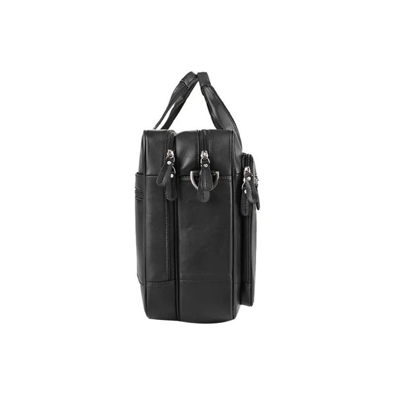 CMLZIUA Top Grain Cow Leather Crossbody Handbags Regular Men's-2