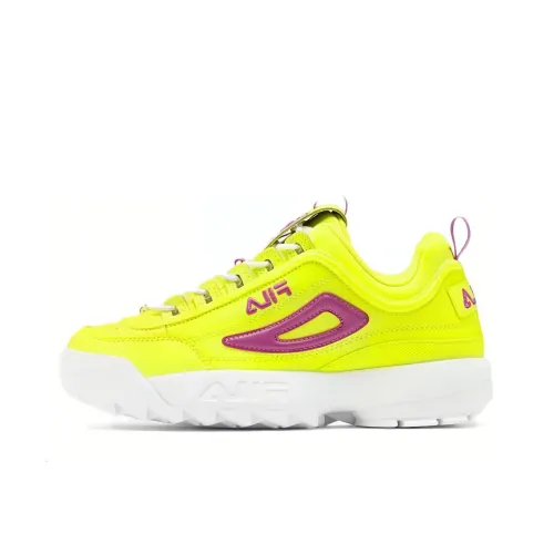 FILA Women's Disruptor 2 Premium 'Yellow Orchid Flower'