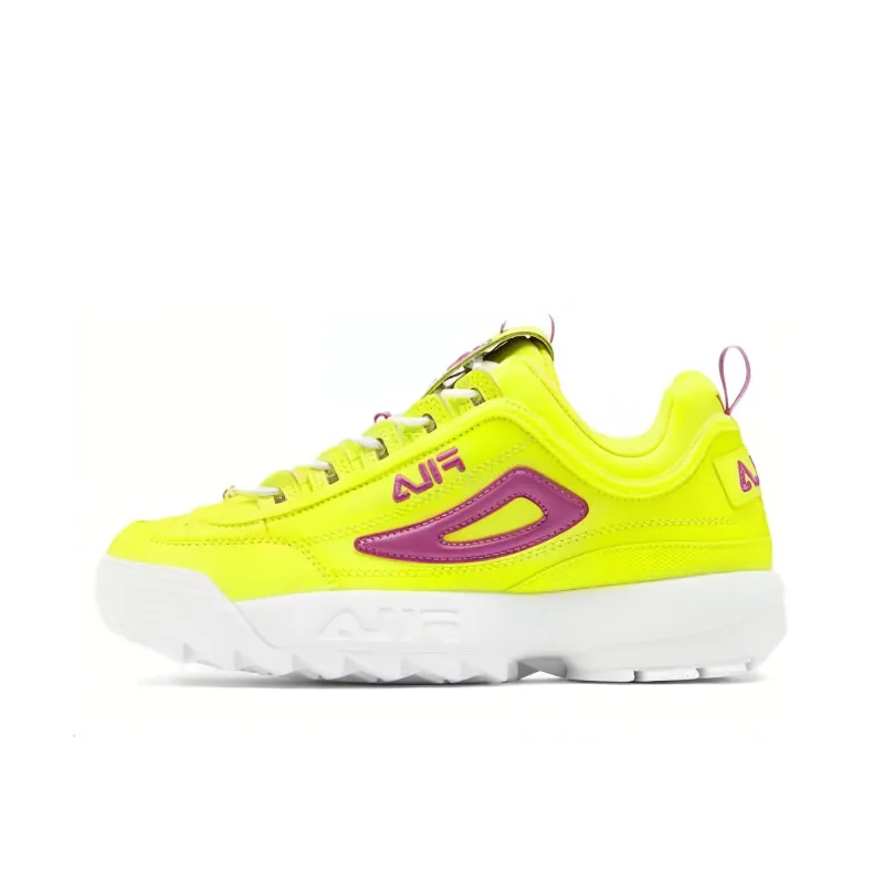 FILA Women's Disruptor 2 Premium 'Yellow Orchid Flower'-0