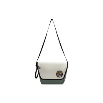 New Balance Fabric Shoulder Bag Unisex White Green