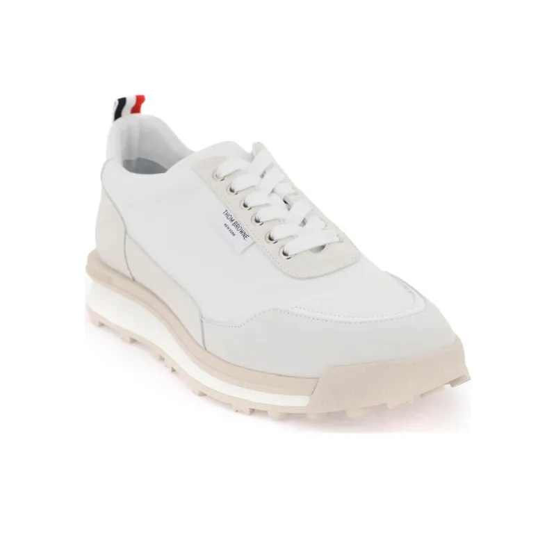 THOM BROWNE Round Toe Lace Up Sneakers-2