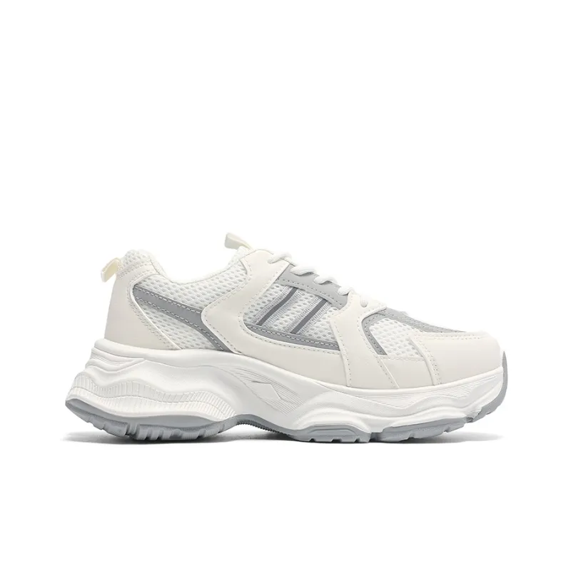 Warrior Chunky Sneakers Durable Breathable Lightweight Low-Top Casual Shoes Women's-1