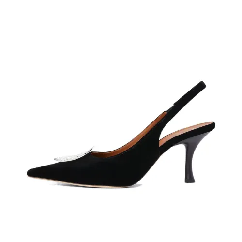 Malone Souliers Vilma 70mm Velvet Pumps