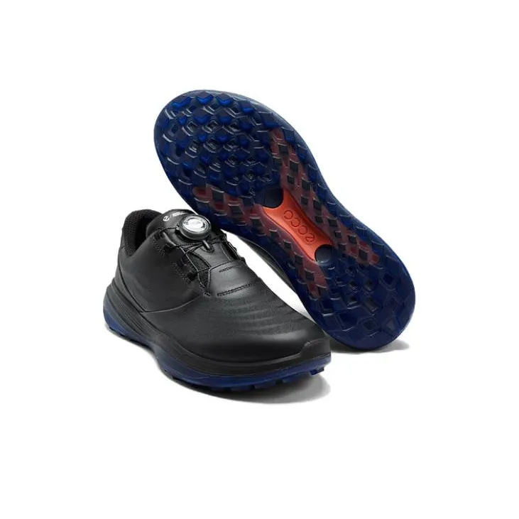 Ecco Slip-Resistant Low-Top Golf Shoes Men's Black-3