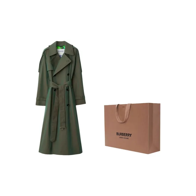 Burberry SS24 Trench Coat Women's Ivy Green-3