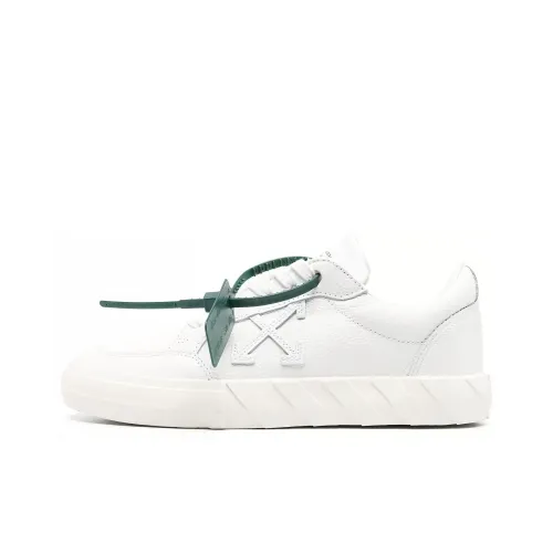 OFF-WHITE Vulcanized Skateboard Shoes Women's Low-Top White