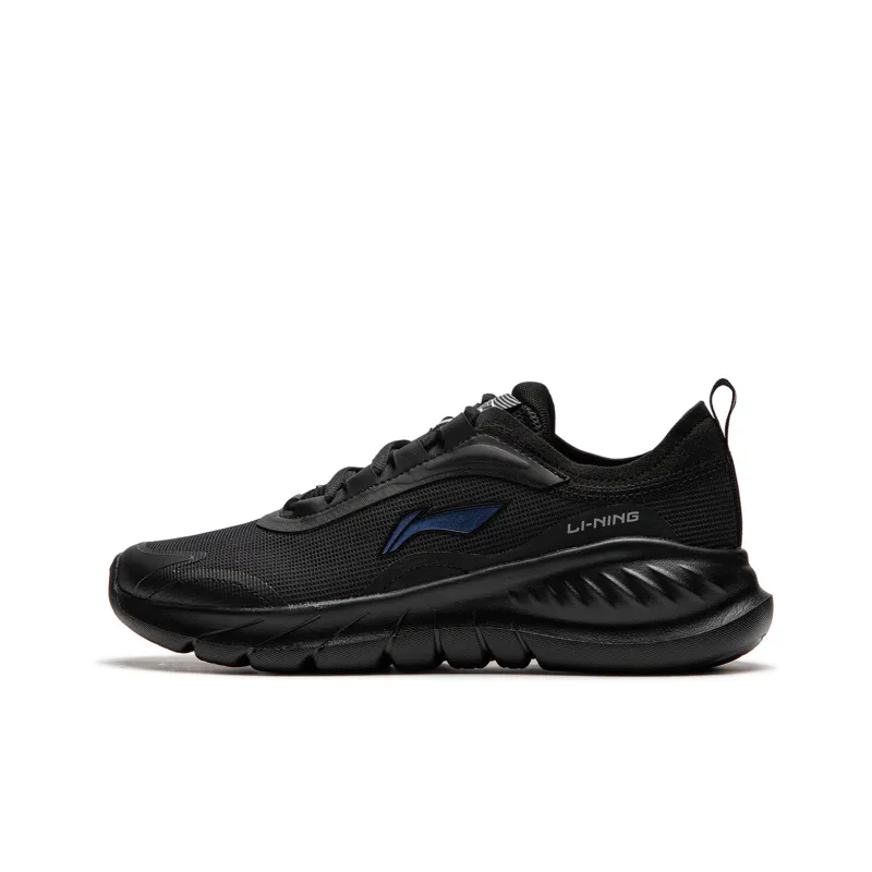 LiNing EasyFit Fle Cushioning Wear Resistant Low Top Running Shoes Women's Black-0
