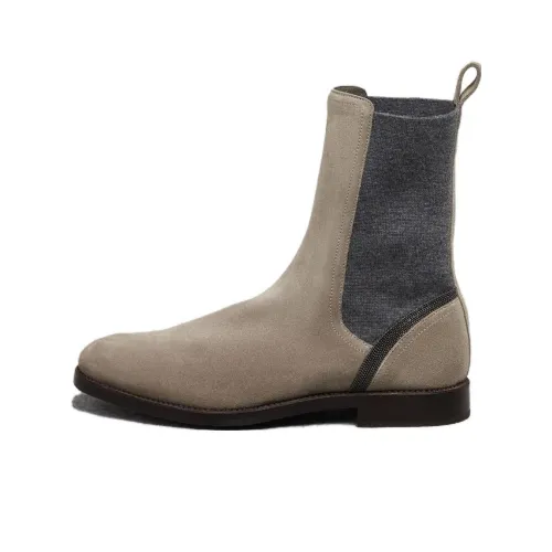 Brunello Cucinelli Chelsea Boots Women's Brown/Black