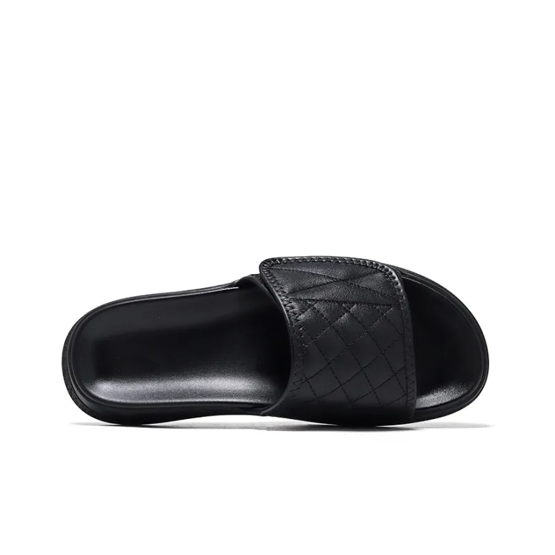 V ZERO FIVE Slide Slippers Flat Men's Black-1